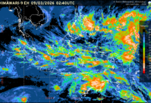 Dua Bibit Siklon Tropis Muncul, BMKG Ingatkan Potensi Hujan Lebat di Jawa Barat Hari Ini Citra satelit BMKG menunjukkan sebaran awan hujan di wilayah Indonesia, Senin (9/3/2026). Foto: BMKG