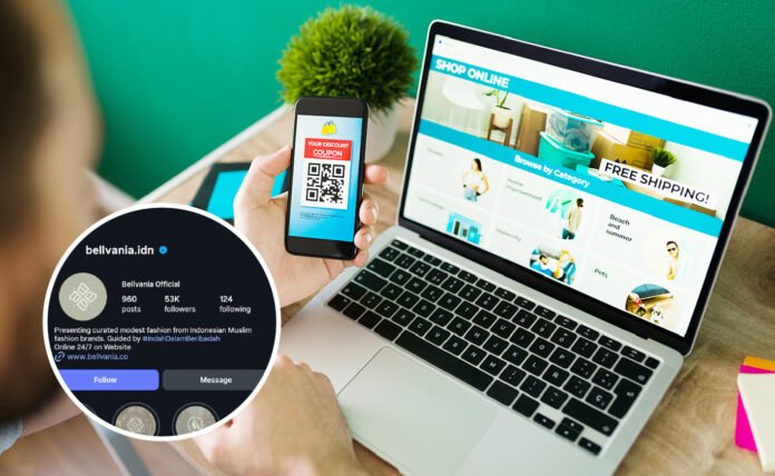 Ilustrasi aktivitas belanja daring melalui media sosial yang rawan dimanfaatkan untuk modus penipuan transaksi online. Foto: Freepik