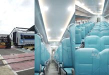Mudik Lebaran 2026, KAI Siapkan Kereta Ekonomi Kerakyatan Tarif Mulai Rp175 Ribu Rangkaian Kereta Ekonomi Kerakyatan KAI untuk angkutan mudik Lebaran 2026. Foto: Tangkapan Layar Instagram KAI