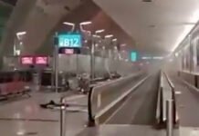 4 Staf Terluka, Bagian Bandara Internasional Dubai Alami Kerusakan di Tengah Ketegangan Timur Tengah Situasi di Bandara Dubai yang beredar di media sosial. Image: Tangkapan Layar akun X/Halajaber