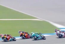 Debut di Kelas Moto3 MotoGP 2026, Veda Ega Pratama Finis Kelima di Buriram Veda Ega Pratama Nomor 9 saat balapan Moto3 di Chang International Circuit, Buriram. Foto: Tangkapan Layar SPOTV Indonesia