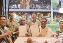 Program Makan Bergizi Gratis Disiapkan Lebih Higienis, APPMBGI Gandeng Pestigo Kendalikan Hama Penandatanganan kerja sama APPMBGI dan Pestigo terkait pengendalian hama di dapur makan bergizi gratis. Foto: APPMBGI