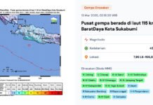Gempa M5,4 Guncang Sukabumi Dini Hari, Getaran Sempat Terasa hingga Depok Ilustrasi aktivitas gempa bumi yang mengguncang wilayah Sukabumi, Jawa Barat. Foto: Tangkapan Layar BMKG