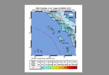 Gempa Magnitudo 6,4 Guncang Aceh dan Sumut, Tidak Berpotensi Tsunami Gempa Bumi Magnitudo 6,4 mengguncang wilayah Provinsi Aceh dan Sumatera Utara, pada Selasa (3/3). Sumber Foto : Badan Meteorologi Klimatologi dan Geofisika (BMKG)