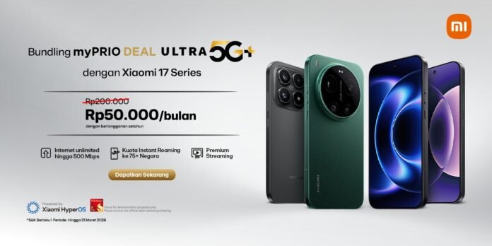 Peluncuran program bundling Xiaomi 17 Series dengan layanan XL PRIORITAS oleh XLSMART di Jakarta. Foto: XLSMART