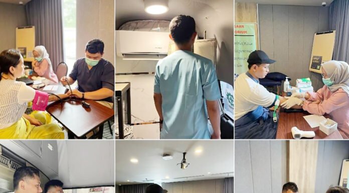 Pelayanan Hotel Dimulai dari Karyawan Sehat, ibis Styles Bogor Pajajaran Rutin Gelar MCU Tahunan Karyawan ibis Styles Bogor Pajajaran mengikuti kegiatan Medical Check Up tahunan yang diselenggarakan manajemen hotel. Foto: Ibis Styles Bogor Pajajaran