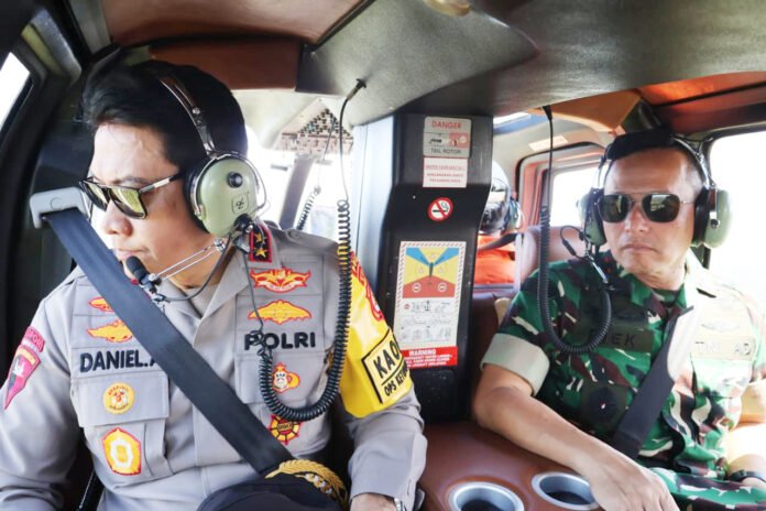 Pemantauan udara antrean kendaraan menuju Pelabuhan Gilimanuk saat arus mudik. Foto: Polri
