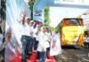 630 Pemudik Diberangkatkan Gratis, Hutama Karya Ikut Turun Tangan di Arus Lebaran 2026 Pelepasan peserta Mudik Gratis Bersama BUMN 2026 di kawasan GBK Jakarta. Foto: Hutama Karya