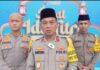 Usai Lebaran, Polri Ingatkan Arus Balik dan Dorong WFA agar Tak Menumpuk Brigjen Pol Tjahyono Saputro menyampaikan paparan terkait antisipasi arus balik Lebaran 2026. Foto: Polri