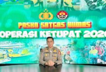 Hari ke-9 Ops Ketupat: Lalin Landai, One Way Dihentikan, Arus Balik Mulai Diantisipasi Kombes Pol Jansen Avitus Panjaitan, Juru Bicara Satgas Humas Ops Ketupat 2026, menyampaikan laporan harian perkembangan operasi. Foto: Polri