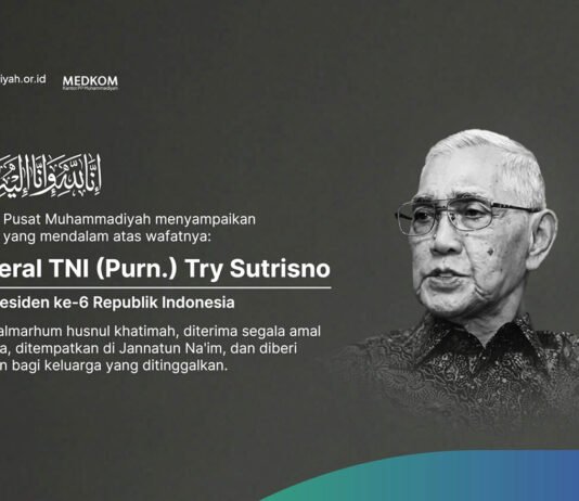 Haedar Nashir Kenang Try Sutrisno: Negarawan yang Tak Berhenti Memikirkan Indonesia Pimpinan Pusat Muhammadiyah Sampaikan Duka atas Wafatnya Try Sutrisno. Image: Web Resmi Muhammadiyah