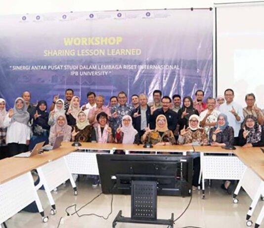 IPB Satukan Pusat Studi LRI Tata Kelola Riset Internasional Masuk Fase Baru Workshop LRI IPB di Gedung Startup Center Kampus Taman Kencana. Foto: dok. IPB University