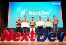 Telkomsel NextDev Summit 2026: AI Jadi Senjata Baru Startup, Tax Point Sabet Gelar Terbaik Telkomsel kembali menyelenggarakan NextDev Summit 2026 sebagai puncak program impact incubator NextDev ke-11, menampilkan Final Pitching 10 technopreneur terbaik dengan inovasi berbasis AI serta mitra ekosistem digital. Mengusung tema “Unleashing AI Impact”, inisiatif ini menegaskan komitmen Telkomsel dalam mendorong Solusi berbasi AI yang berdampak bagi masyarakat dan industry di Indonesia. Foto: Telkomsel