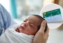 Skema Baru Disiapkan, Bayi Lahir Berpotensi Langsung Aktif BPJS Mulai April 2026 Ilustrasi bayi baru lahir dan kartu BPJS Kesehatan sebagai simbol kepesertaan JKN. Foto: Canva AI