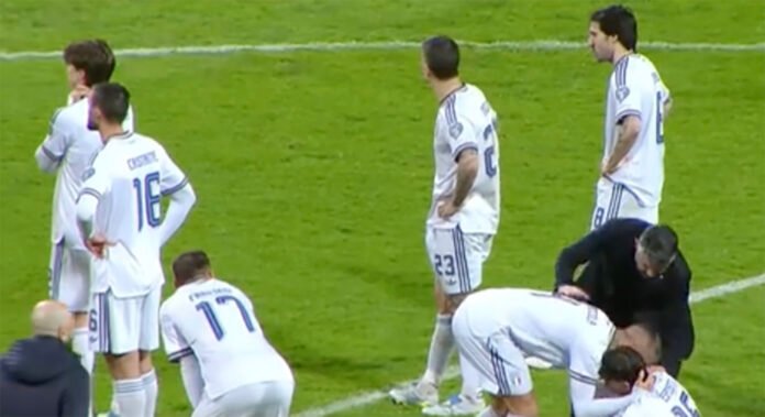 Tangkapan layar pertandingan Bosnia vs Italia pada babak playoff Piala Dunia 2026. Dok: Ist Tangkapan layar pertandingan Bosnia vs Italia pada babak playoff Piala Dunia 2026. Dok: Ist