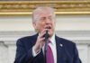 Trump Klaim Iran Rugi Rp5,8 Triliun per Hari Akibat Blokade Hormuz Presiden AS Donald Trump menyampaikan pernyataan terkait blokade Selat Hormuz. Foto: AP Photo/Alex Brandon