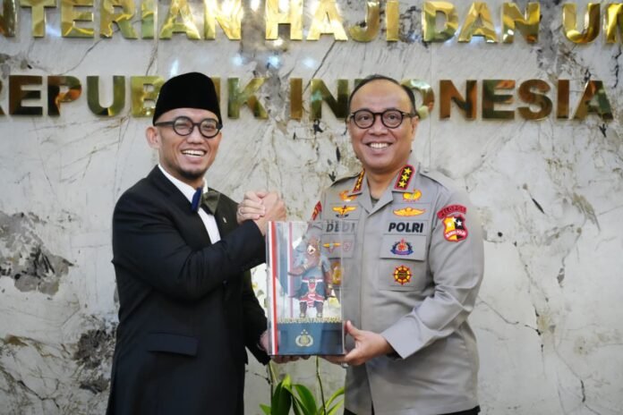 Pertemuan Polri dan Kemenhaj terkait pembentukan Satgas Haji 2026. Foto: Polri Pertemuan Polri dan Kemenhaj terkait pembentukan Satgas Haji 2026. Foto: Polri