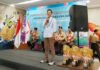 Prasiaga Kembali Ramai, Ratusan Anak PAUD–TK Padati Lomba Pramuka di Lippo Ekalokasari Herman Indrabudi (Kak Aldho) menyampaikan sambutan pada pembukaan kegiatan Pramuka Pra Siaga di Kota Bogor. Foto: Harnas.id