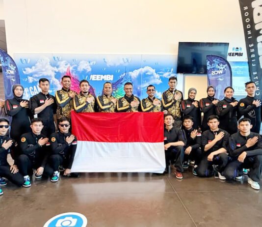 21 Personel Brimob Turun di Piala Dunia Indoor Skydiving 2026, Bawa Nama Indonesia ke Prancis Personel Brimob Polri memperkuat Timnas Indonesia dalam ajang World Cup Indoor Skydiving 2026 di Prancis. Foto: Brimob