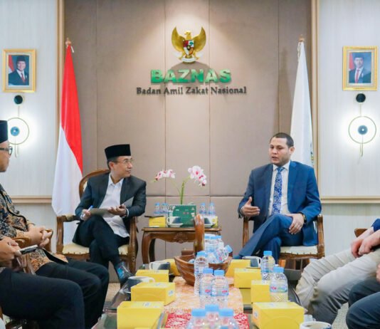 BAZNAS RI Dijajaki Kolaborasi Global, STACO Libya Bawa Isu Banjir hingga Kampus Pertemuan BAZNAS RI dengan delegasi STACO Libya di Jakarta (dok. BAZNAS)