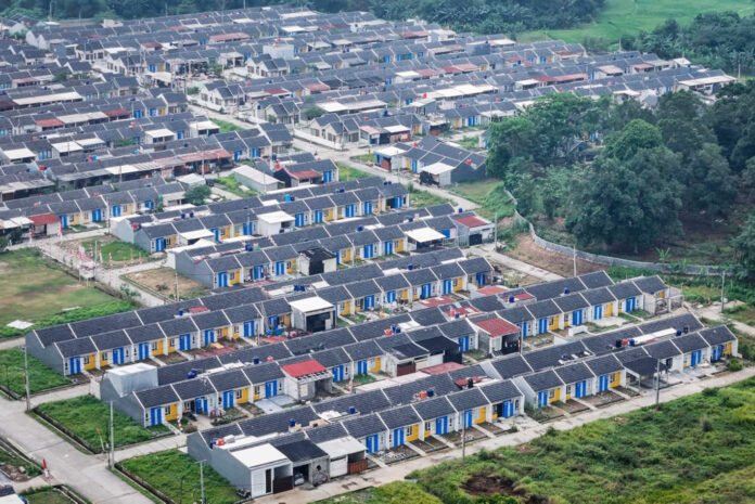 Perumahan subsidi yang dibiayai melalui program KPR BRI. Foto: Dok. Antara/Antara Foto Perumahan subsidi yang dibiayai melalui program KPR BRI. Foto: Dok. Antara/Antara Foto