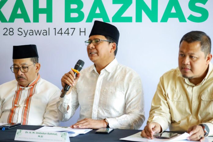 Konferensi pers BAZNAS RI terkait program distribusi kurban 2026. Foto: BAZNAS
