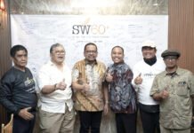 Wartawan Senior Deklarasi SWSI, Bawa Isu Integritas di Tengah Arus Informasi dan AI Beberapa jurnalis dan tamu undangan yang hadir dalam acara deklarasi SWSI. Foto: Harnas.id