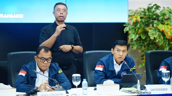 Pengungkapan kasus phishing tools oleh Bareskrim Polri. Foto: Polri