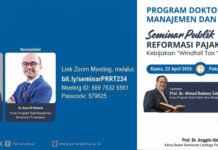 Windfall Tax Kembali Dibahas, Paramadina Singgung Untung SDA Tak Boleh Dikuasai Segelintir Seminar daring Universitas Paramadina membahas kebijakan windfall tax. Foto: Humas Parmadina