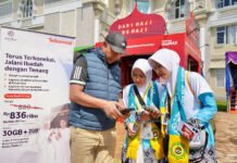 RoaMAX Haji 2026 Hadir, Kuota 42GB hingga Posko 17 Embarkasi Dampingi Jemaah Layanan RoaMAX Haji Telkomsel untuk Jemaah Indonesia. Foto: Marcomm Telkomsel