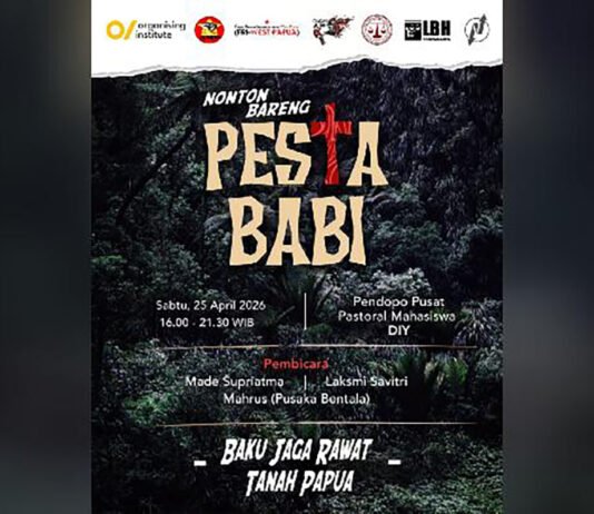 Yusril soal Film Pesta Babi: Nobar Tak Dilarang, Kritik ke Pemerintah Dinilai Masih Wajar Poster film dokumenter Pesta Babi yang menyoroti proyek strategis nasional di Papua Selatan. Foto: Istimewa