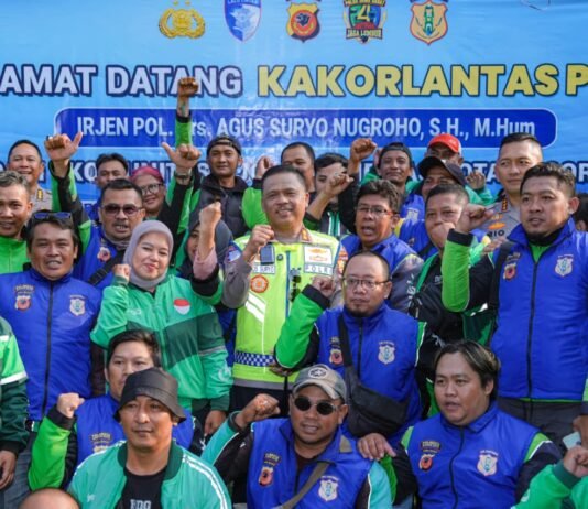 Polantas Menyapa, Kakorlantas Ajak Ojol Jadi Pahlawan Keselamatan di Jalan