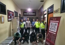 Patroli PJR Korlantas Tangkap 4 Pelaku Pencurian Ban Truk di Tol Tangerang-Merak