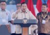 May Day Jakarta, Prabowo Angkat Peran Buruh dalam Perjalanan Politiknya Presiden Prabowo Subianto menyampaikan pidato saat peringatan Hari Buruh di Monas Jakarta. Foto: YouTube Setpres