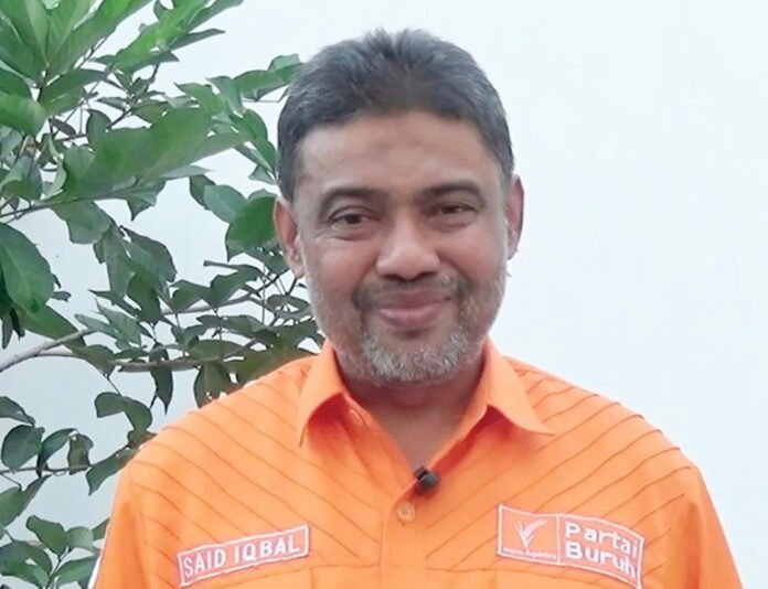 Said Iqbal, Presiden KSPI / Presiden Partai Buruh. Foto: Instagram Said Iqbal