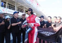 Sean Gelael Panaskan Kelas Silver Mandalika, Konsisten di Tiga Besar Jelang Balapan Sean Gelael saat sesi latihan GTWCA Mandalika di Sirkuit Pertamina Mandalika. Foto: MGPA