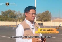 Gelombang Pertama Jamaah Haji Indonesia Tinggalkan Madinah, 1.278 Orang Bergerak ke Makkah Tangkapan layar video keterangan Kantor Urusan Haji terkait pemberangkatan jamaah haji gelombang pertama ke Makkah. Dok. IG @kantorurusanhaji