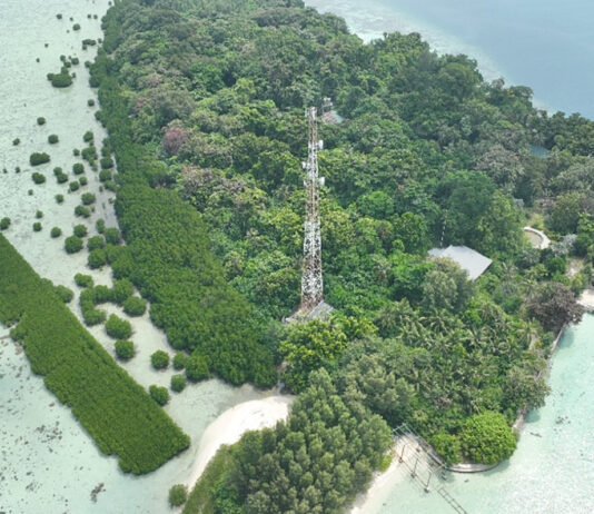 Telkomsel Masuk Usia 31 Tahun, Layanan Digital dan AI Jadi Andalan Dongkrak Kinerja Tower BTS Telkomsel berdiri di wilayah kepulauan untuk mendukung pemerataan akses jaringan digital nasional. (Dok. Telkomsel)