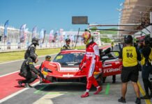 Gagal Finis di Race 2, Sean Gelael Tersingkir Usai Insiden Sean Gelael bersama mobil Ferrari 296 GT3 Evo di Mandalika. Foto: MGPA