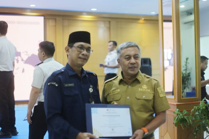 Sekda Kota Bogor Denny Mulyadi saat menghadiri Stakeholders Day KPPN Bogor. Foto: Pemkot Bogor