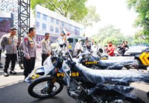 Kapolri Mulai Siapkan Peralatan Antipanah hingga Antimolotov untuk Personel di Lapangan Kapolri Jenderal Listyo Sigit Prabowo saat membuka Rakernis Slog Polri di Jakarta Timur. Foto: Polri