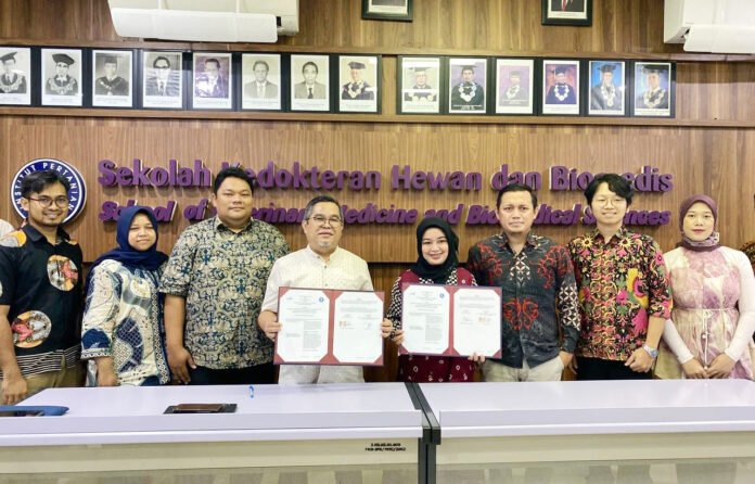 Pertemuan kerja sama SKHB IPB University dan Vetopet Animal Clinic di Bogor. Foto: IPB University