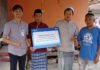 BRI Bogor Dewi Sartika Tebar Bantuan TJSL ke Sejumlah Titik, Dari Tenda Sampai Pompa Air Penyaluran bantuan TJSL BRI Bogor Dewi Sartika kepada masyarakat di sejumlah wilayah Kabupaten Bogor. Foto: Humas BRI