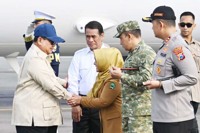 Presiden Prabowo Subianto meresmikan Museum Marsinah dan Rumah Singgah di Kabupaten Nganjuk, Jawa Timur, Sabtu (16/5/2026). Foto: Harnas.id