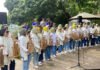 Komunitas Angklung Srikandi Bogor Baru Memukau Pengunjung saat HUT Kebun Raya Bogor Komunitas Angklung Srikandi Bogor Baru tampil menghibur pengunjung di kawasan Danau Gunting, Kebun Raya Bogor, dalam rangka HUT ke-209 Kebun Raya Bogor. Foto: Harnas.id