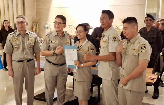 Ketua Umum terpilih A.H. Bimo Suryono usai penetapan hasil Musyawarah Nasional KBPP Polri periode 2026-2031 di Jakarta. Foto: Harnas.id