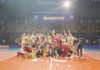 Jakarta Bhayangkara Presisi Pecah Dominasi Asia, Gelar AVC 2026 Pulang ke Indonesia Pemain Jakarta Bhayangkara Presisi saat bertanding di final AVC Men’s Club Championship 2026 di Pontianak. Foto: Harnas.id
