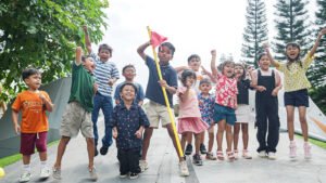 Anak-anak mengikuti aktivitas JSI Adventure Land di JSI Resort Megamendung saat liburan sekolah. (Dok. JSI Resort)