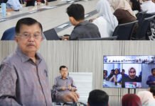 Jusuf Kalla Ingatkan Satu Pola yang Berulang: Saat Ekonomi Terguncang, Politik Ikut Bergerak Wakil Presiden RI ke-10 dan ke-12 Jusuf Kalla menyampaikan pandangannya mengenai kebijakan ekonomi dan manajemen krisis dalam seminar publik di Universitas Paramadina, Jakarta. (Dok. Universitas Paramadina)