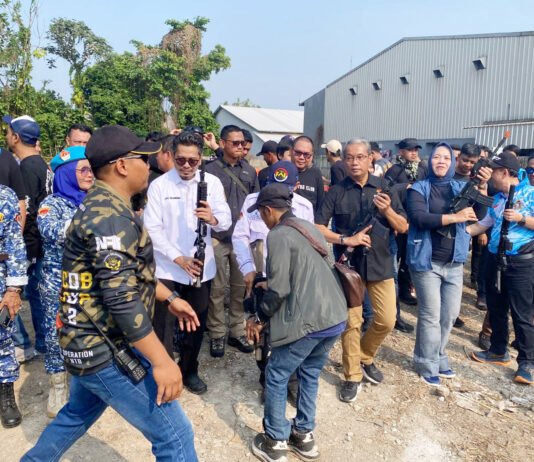 Srikandi Kota Bogor Turun Arena, Airsoftgun Competition HJB 544 Disemarakkan 13 Tim SKPD Peserta perempuan dari sejumlah SKPD Kota Bogor mengikuti Airsoftgun Competition dalam rangka Hari Jadi Bogor ke-544 di Arena FAI Kota Bogor. Foto: Harnas.id